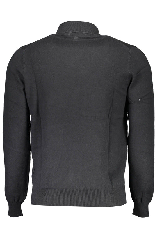 North Sails Black Cotton Men Sweater