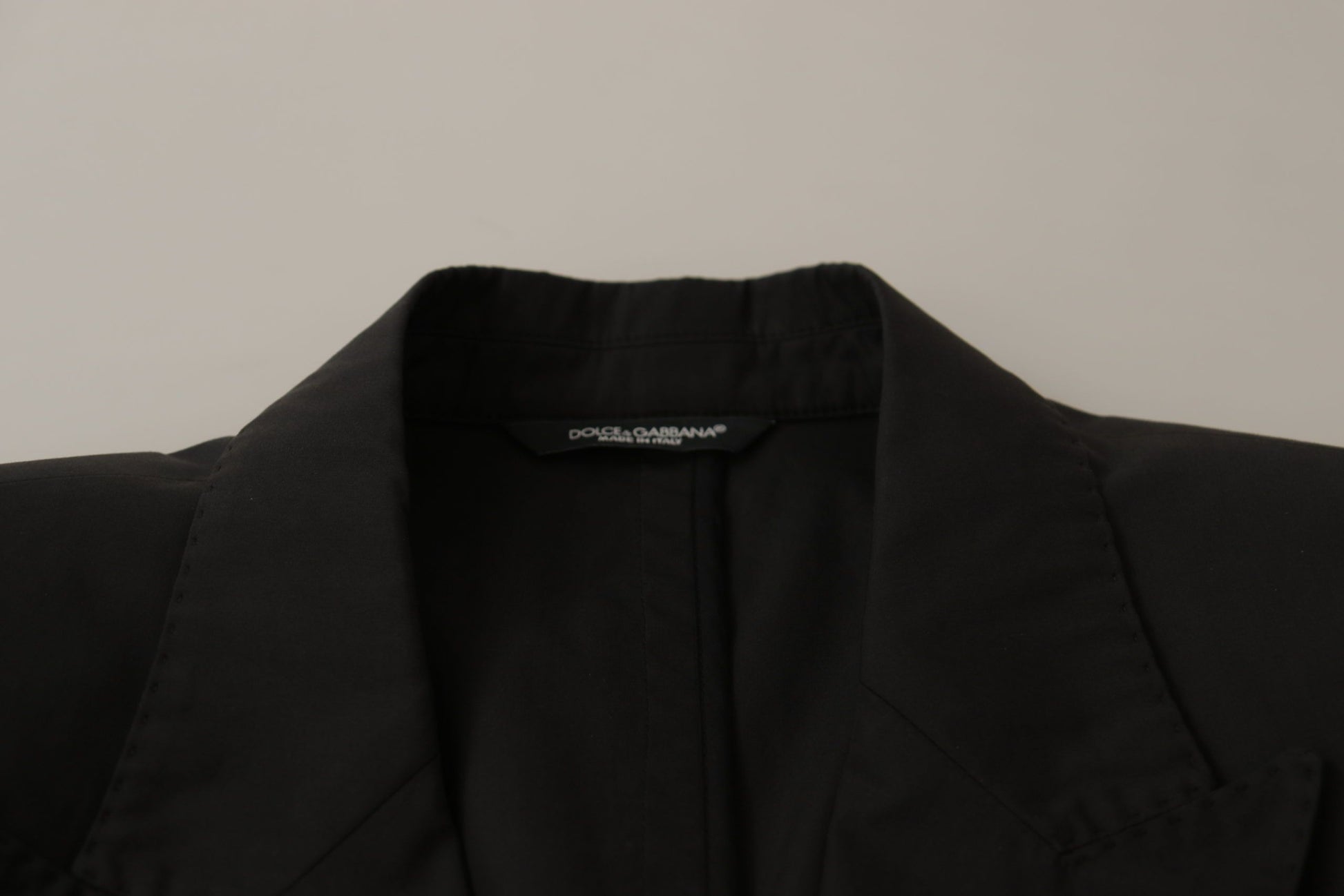 Dolce & Gabbana Black Single Breasted TAORMINA Breasted Blazer