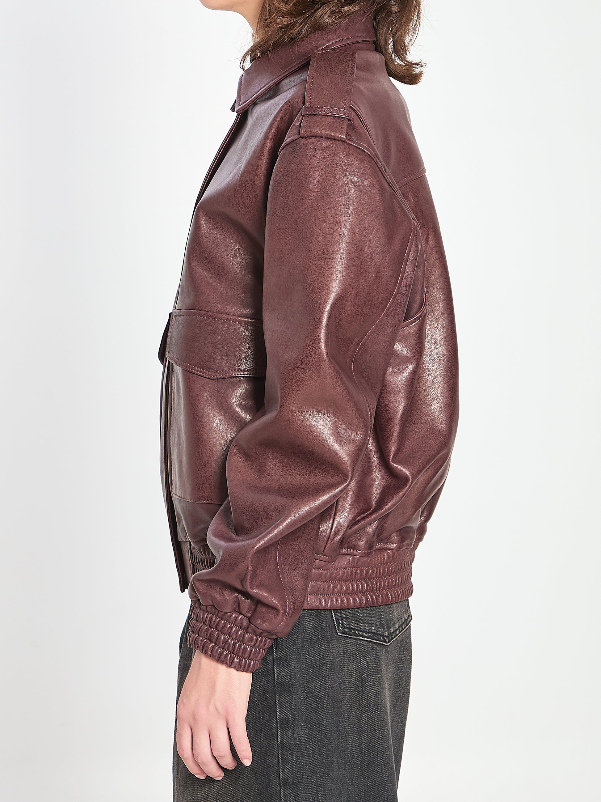 Astra leather jacket