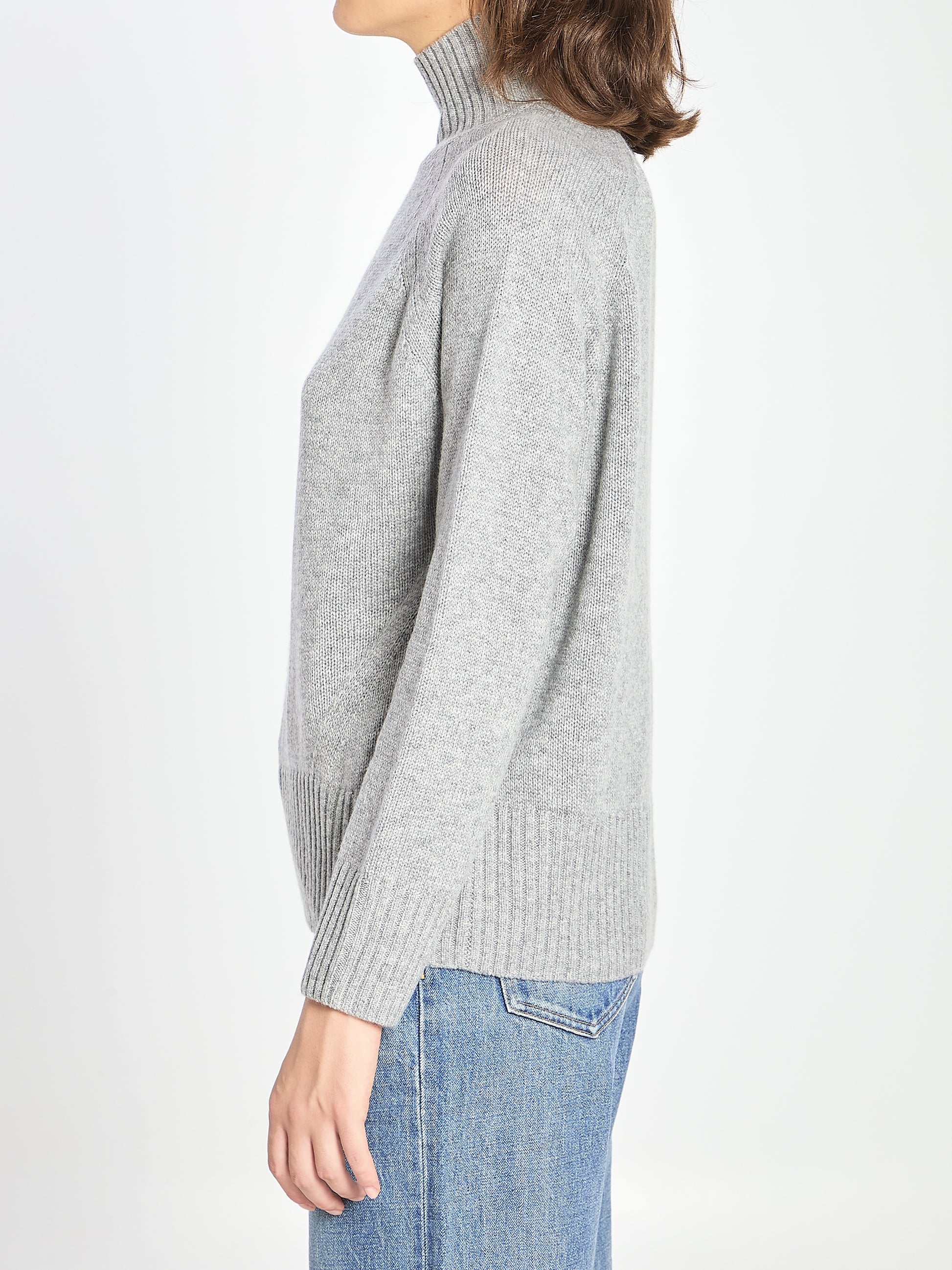 Turtleneck in wool and cashmere