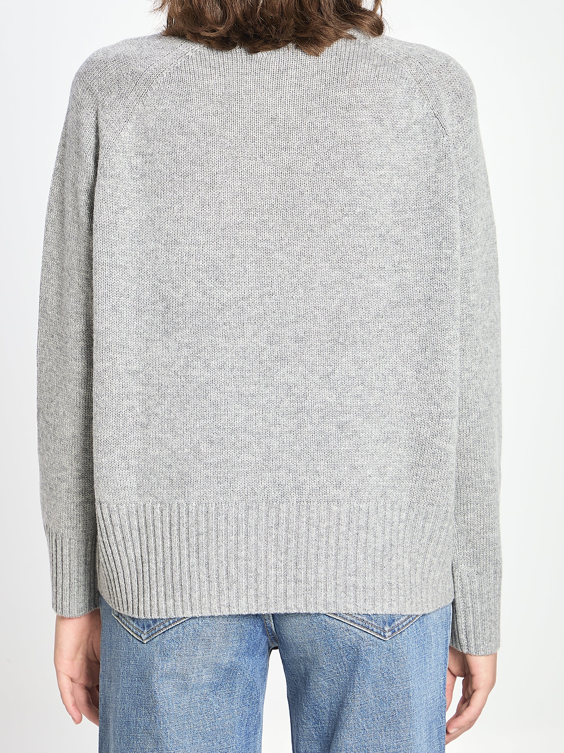 Turtleneck in wool and cashmere