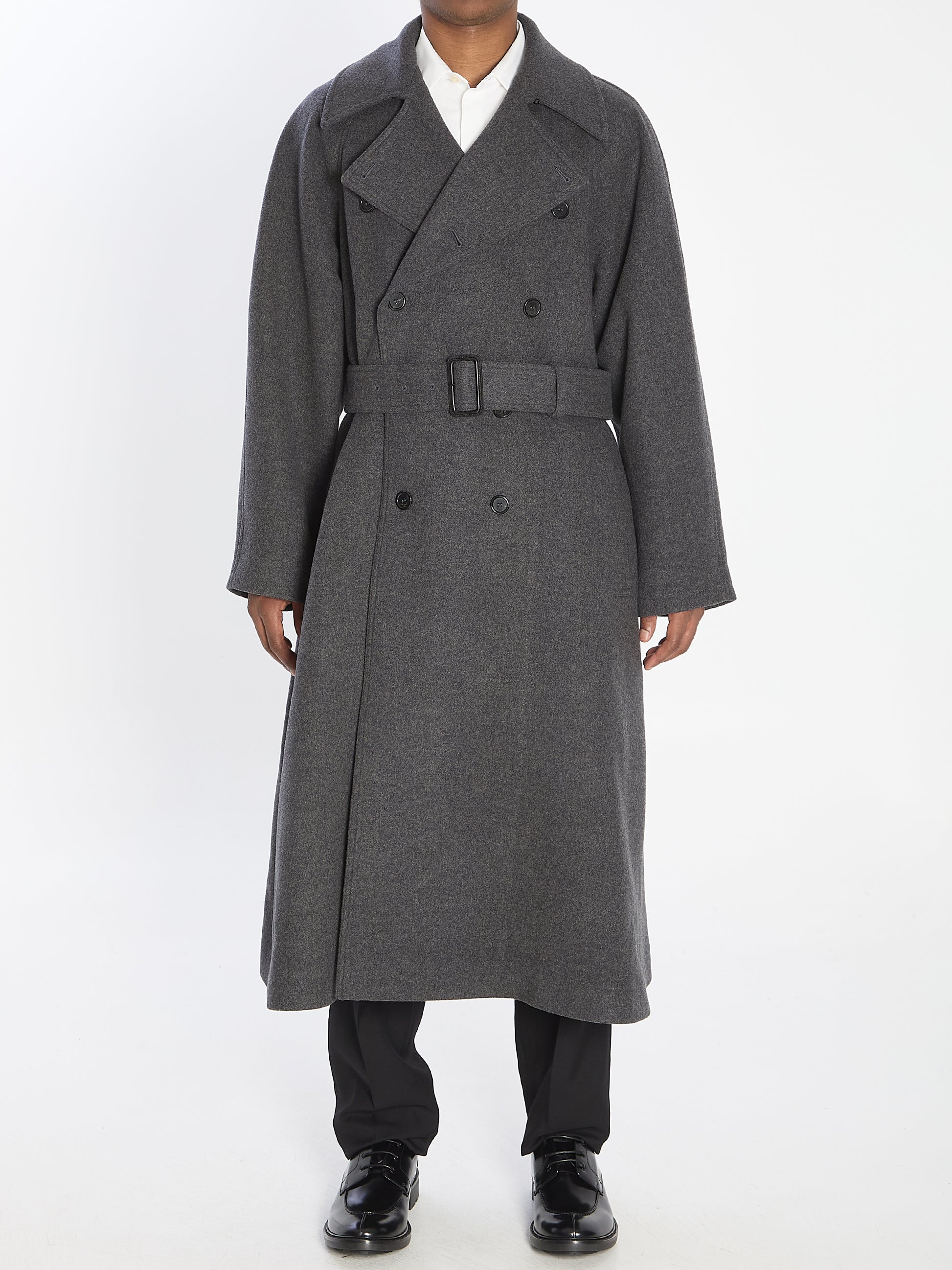 Long coat in cashmere