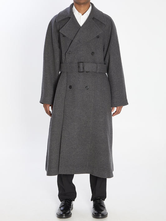 Long coat in cashmere