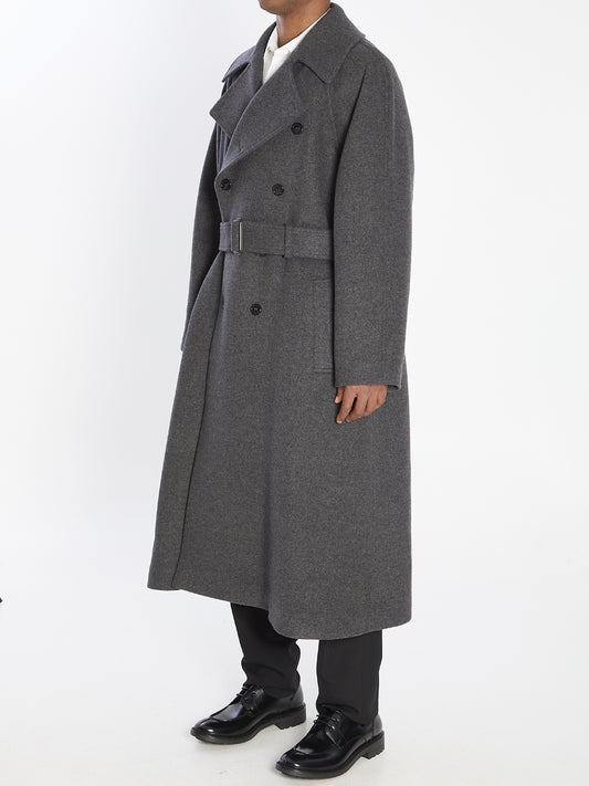 Long coat in cashmere