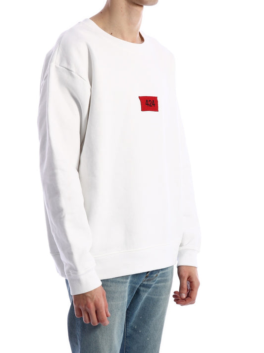 Sweatshirt Logo White