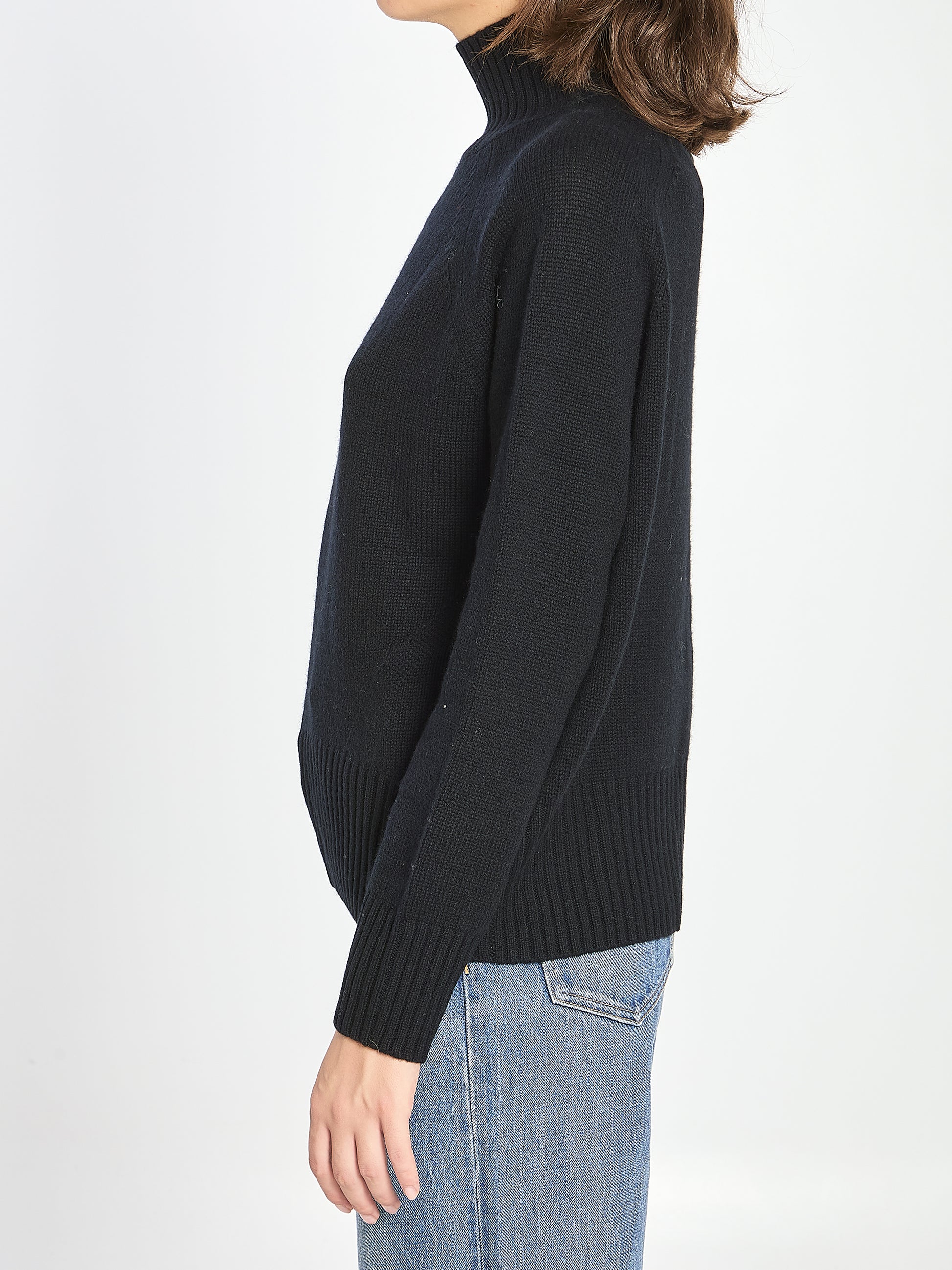 Turtleneck in wool and cashmere