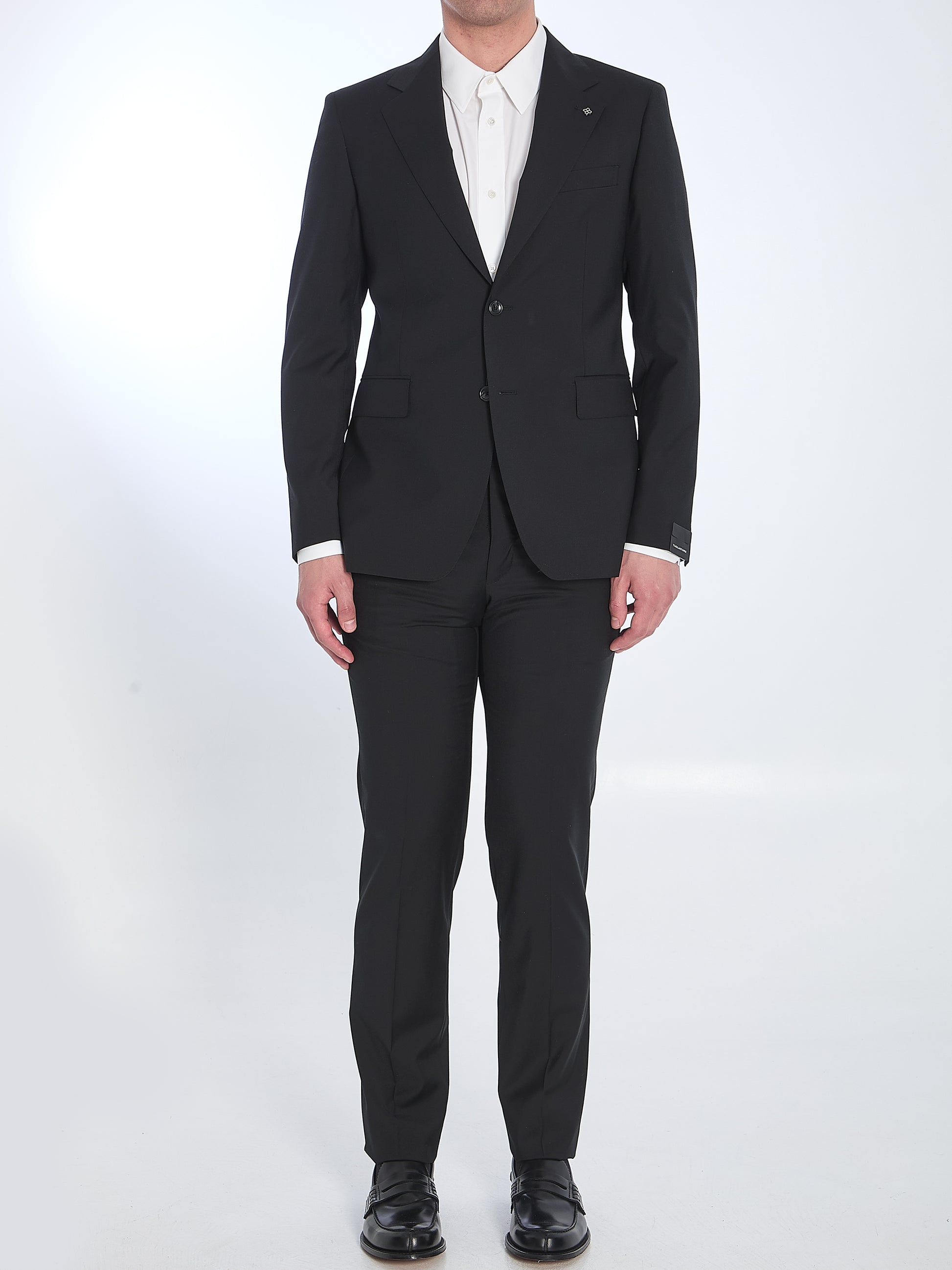 Virgin wool two-piece suit