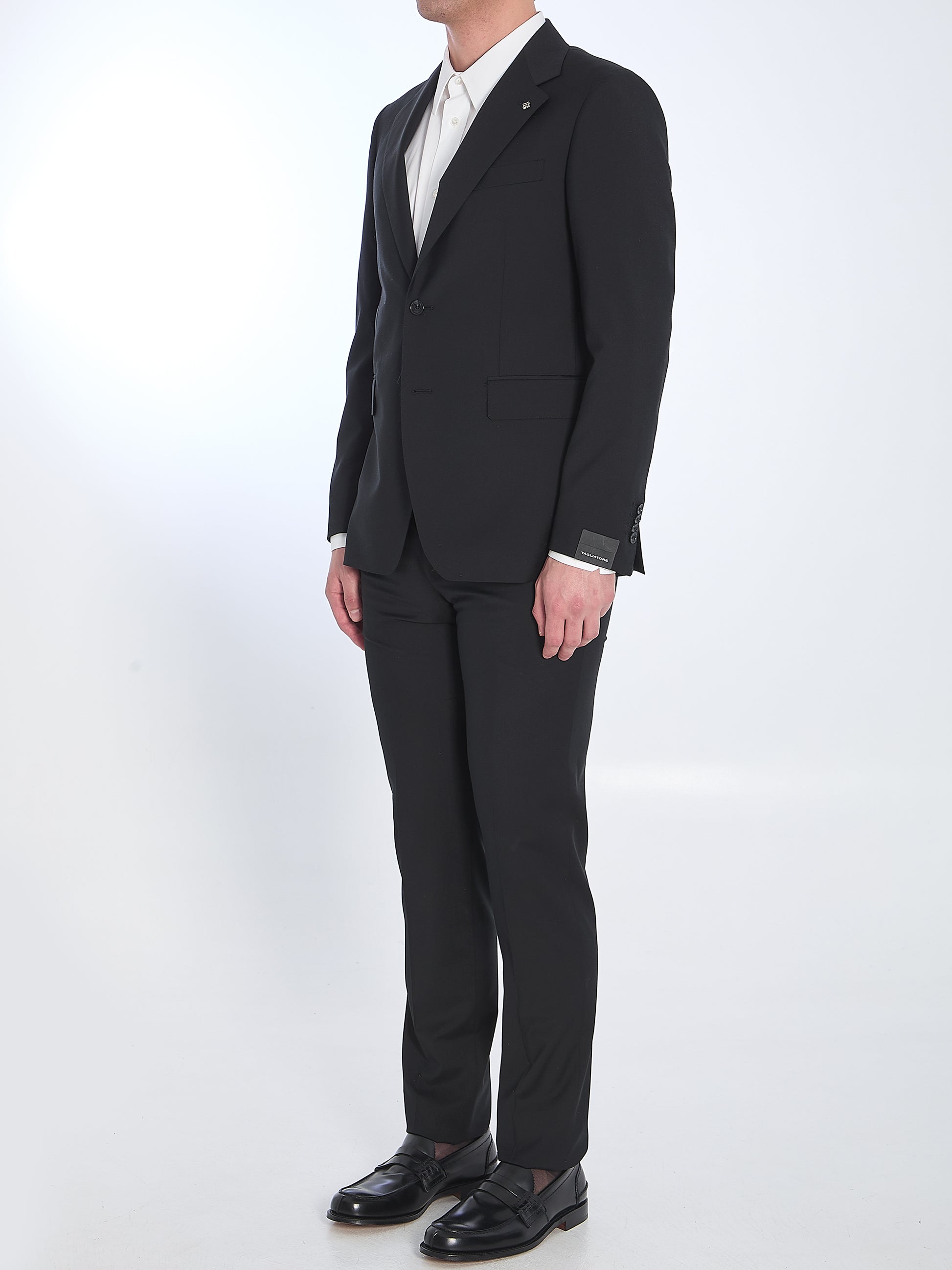 Virgin wool two-piece suit