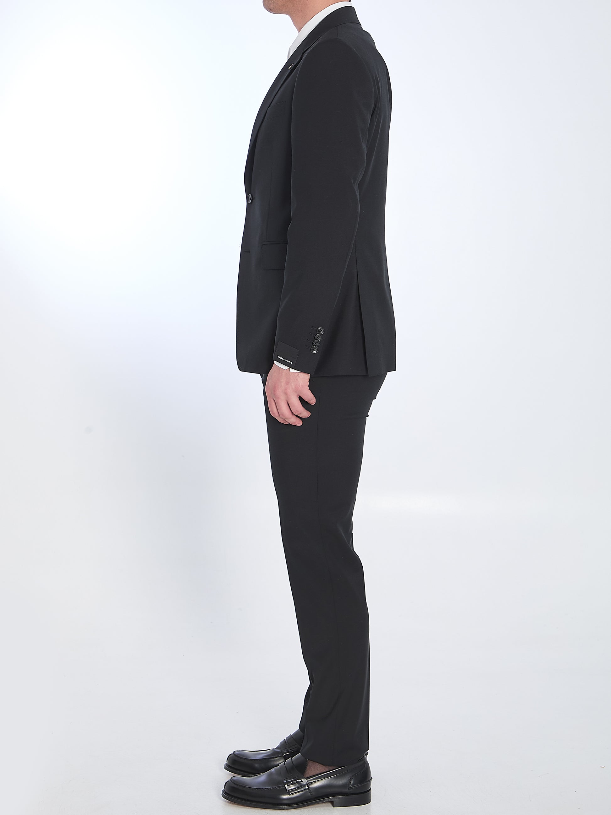 Virgin wool two-piece suit