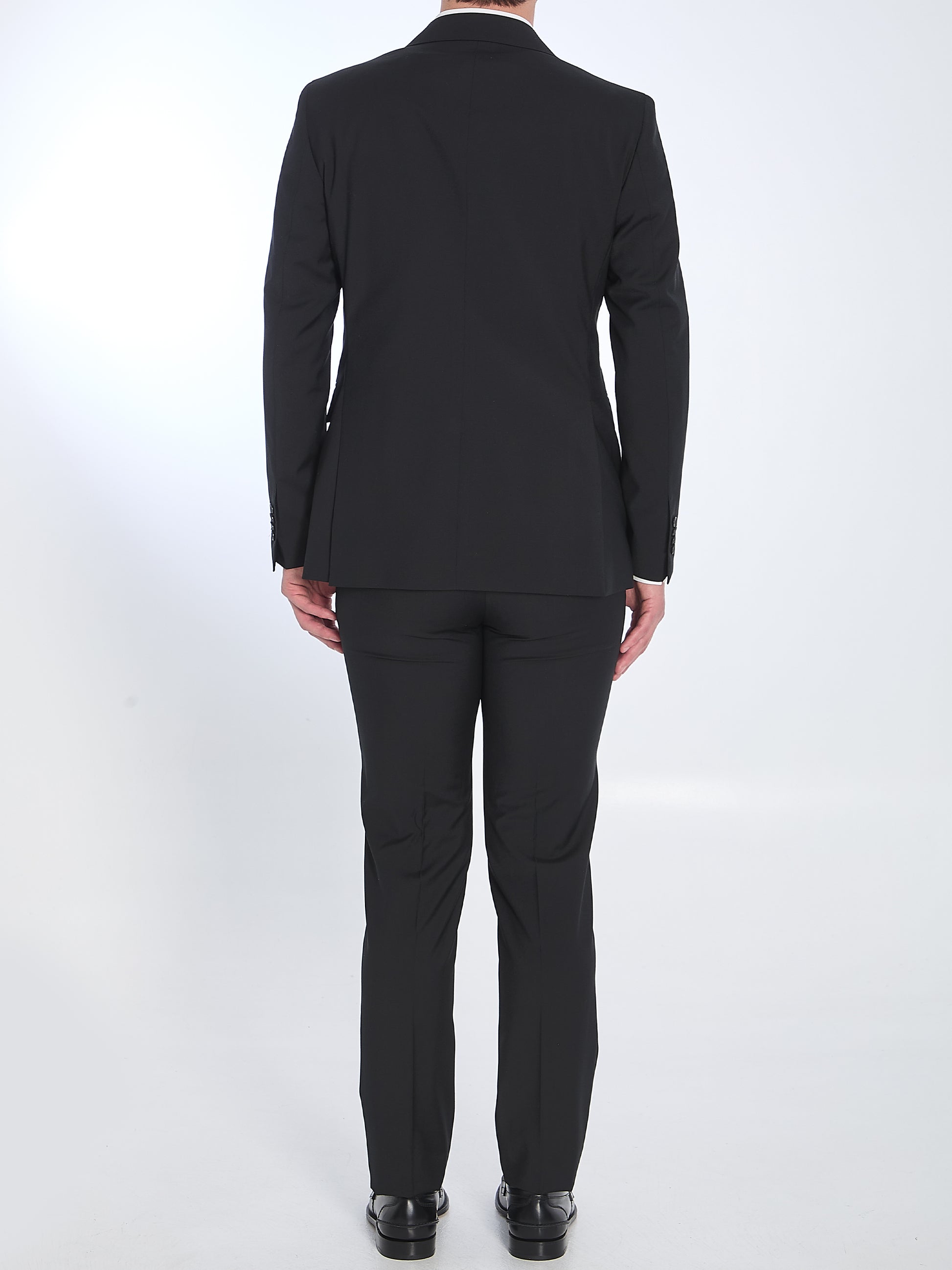 Virgin wool two-piece suit