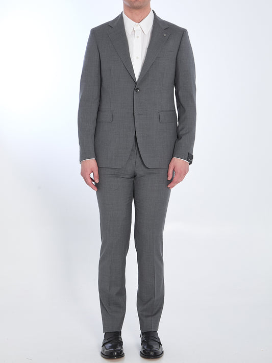 Virgin wool two-piece suit