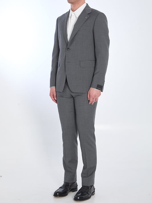 Virgin wool two-piece suit