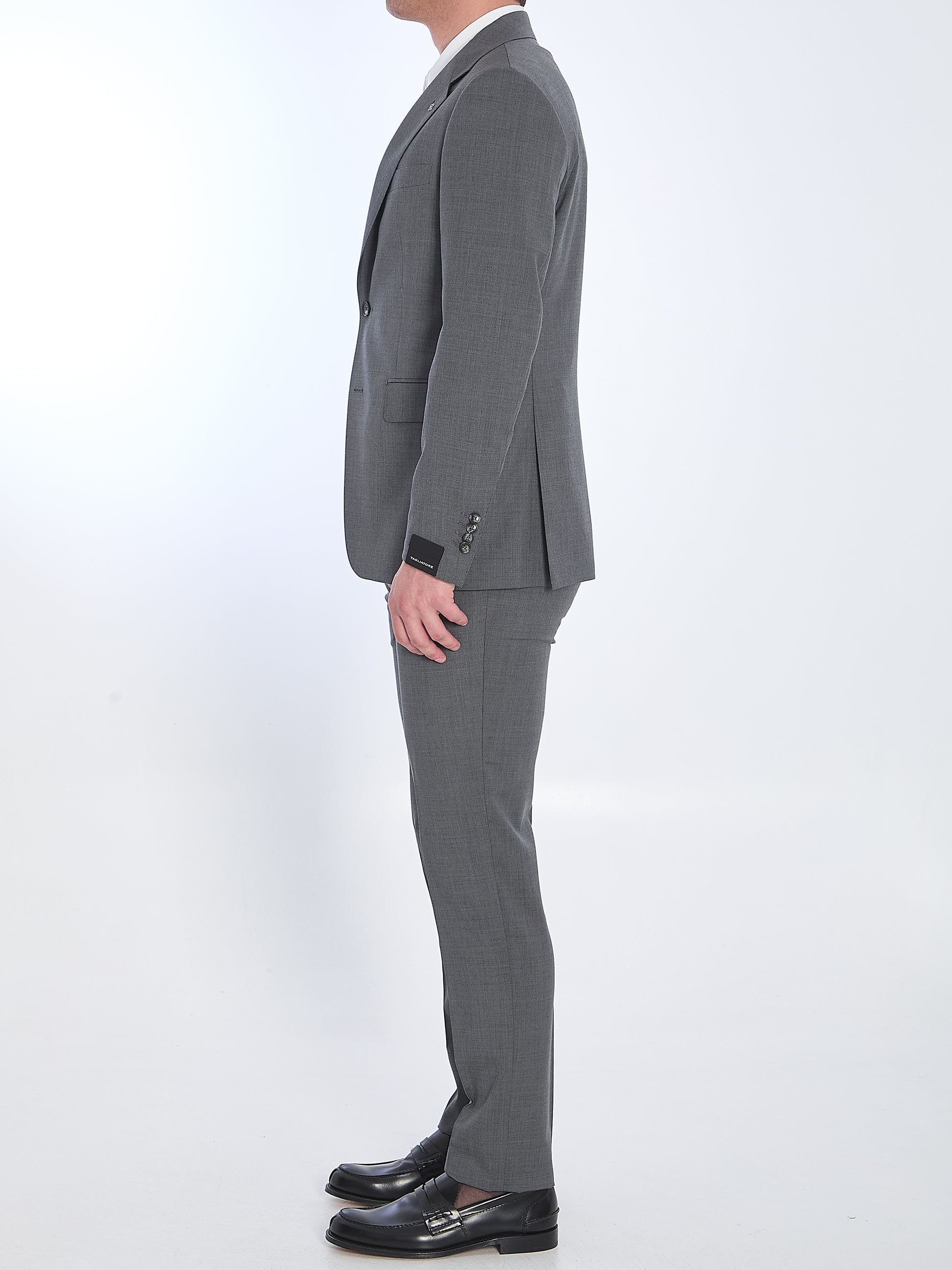 Virgin wool two-piece suit