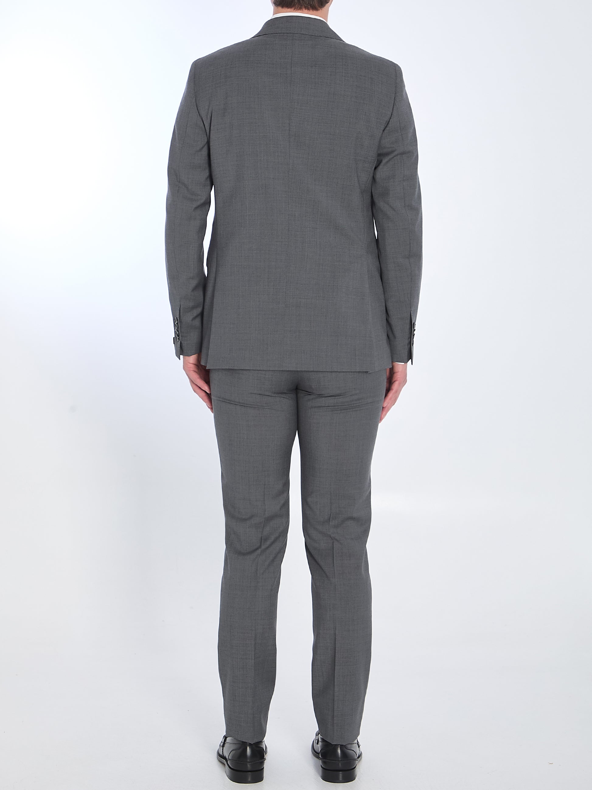 Virgin wool two-piece suit
