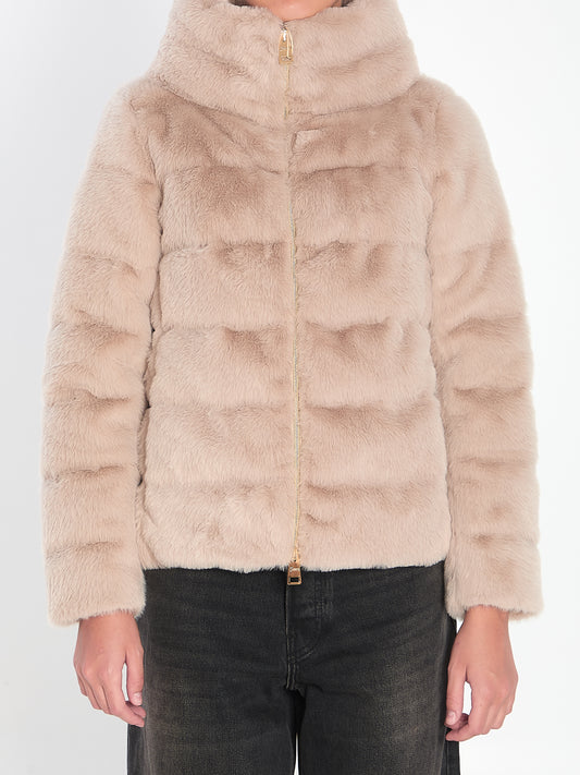 Eco-fur jacket