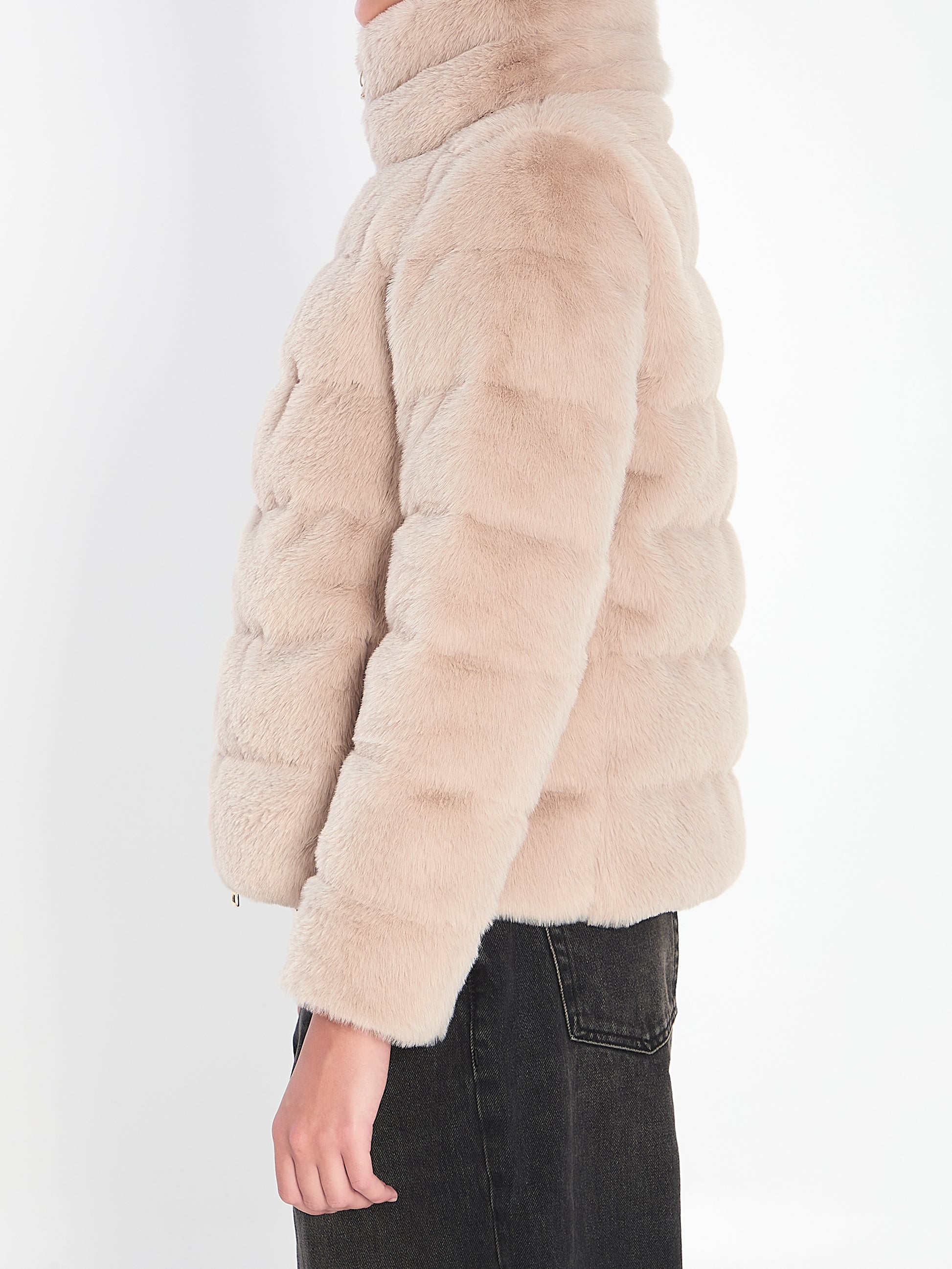 Eco-fur jacket