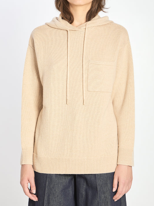 Sweatshirt in wool and cashmere
