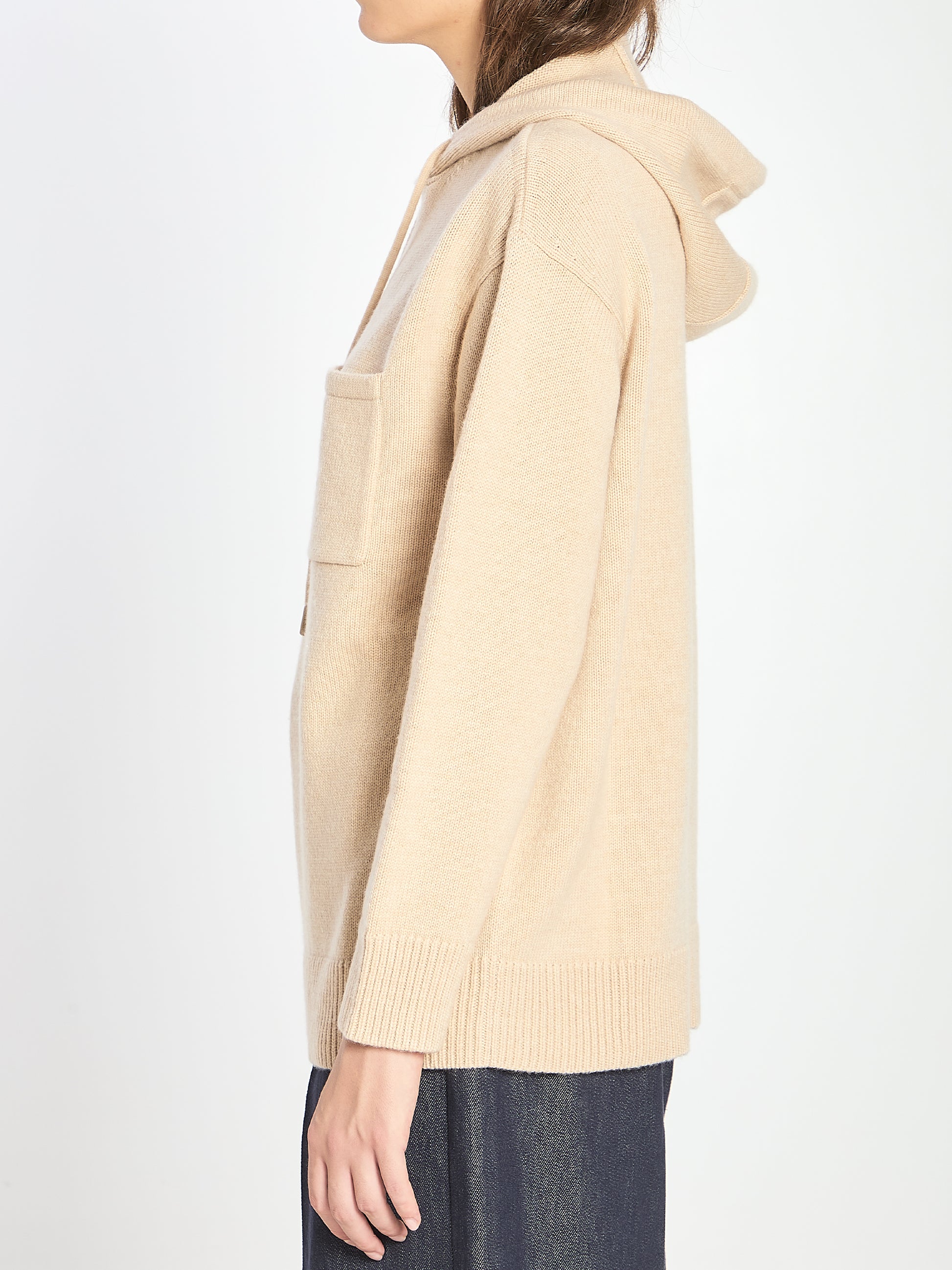 Sweatshirt in wool and cashmere