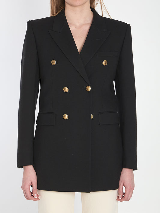 Woolò double-breasted jacket