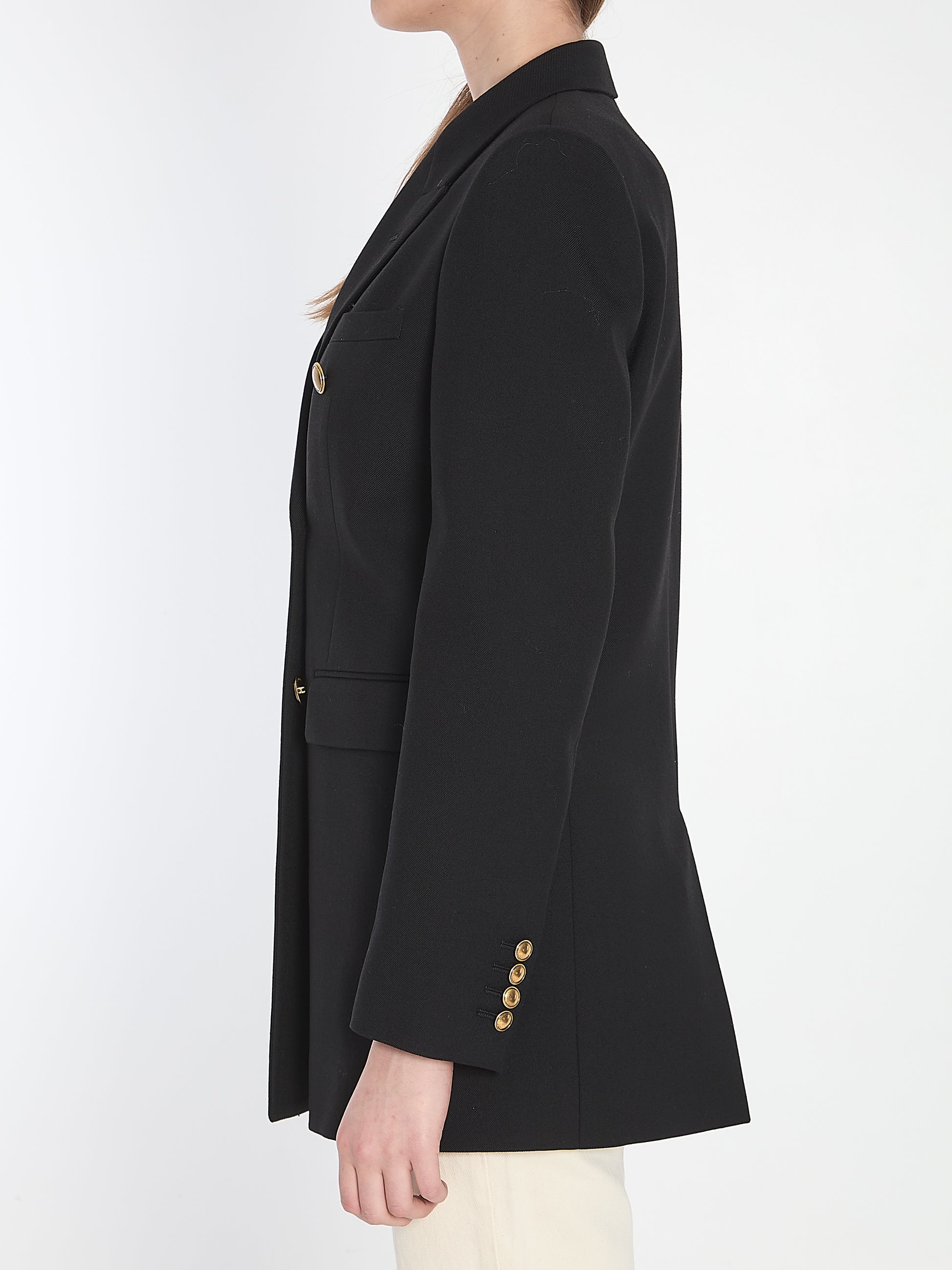Woolò double-breasted jacket