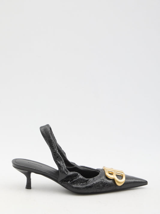 Monaco 50mm slingback pumps