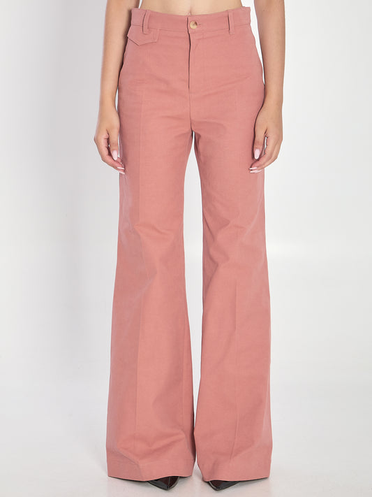 Flared trousers
