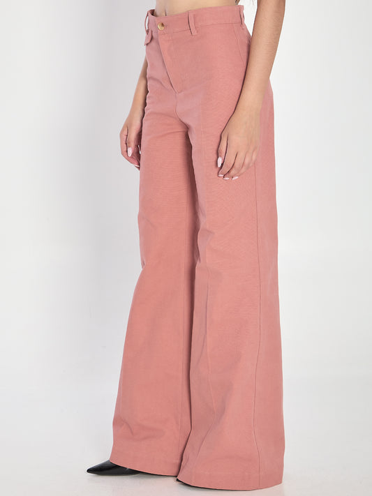 Flared trousers