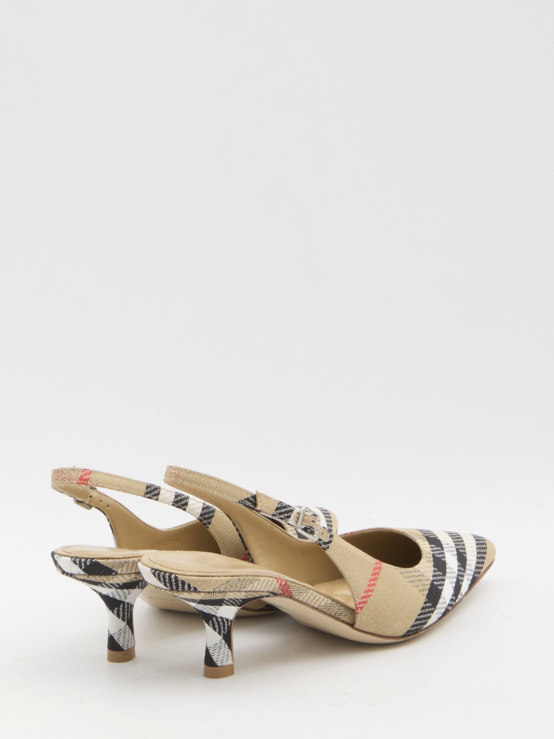Birdie Check slingback pumps