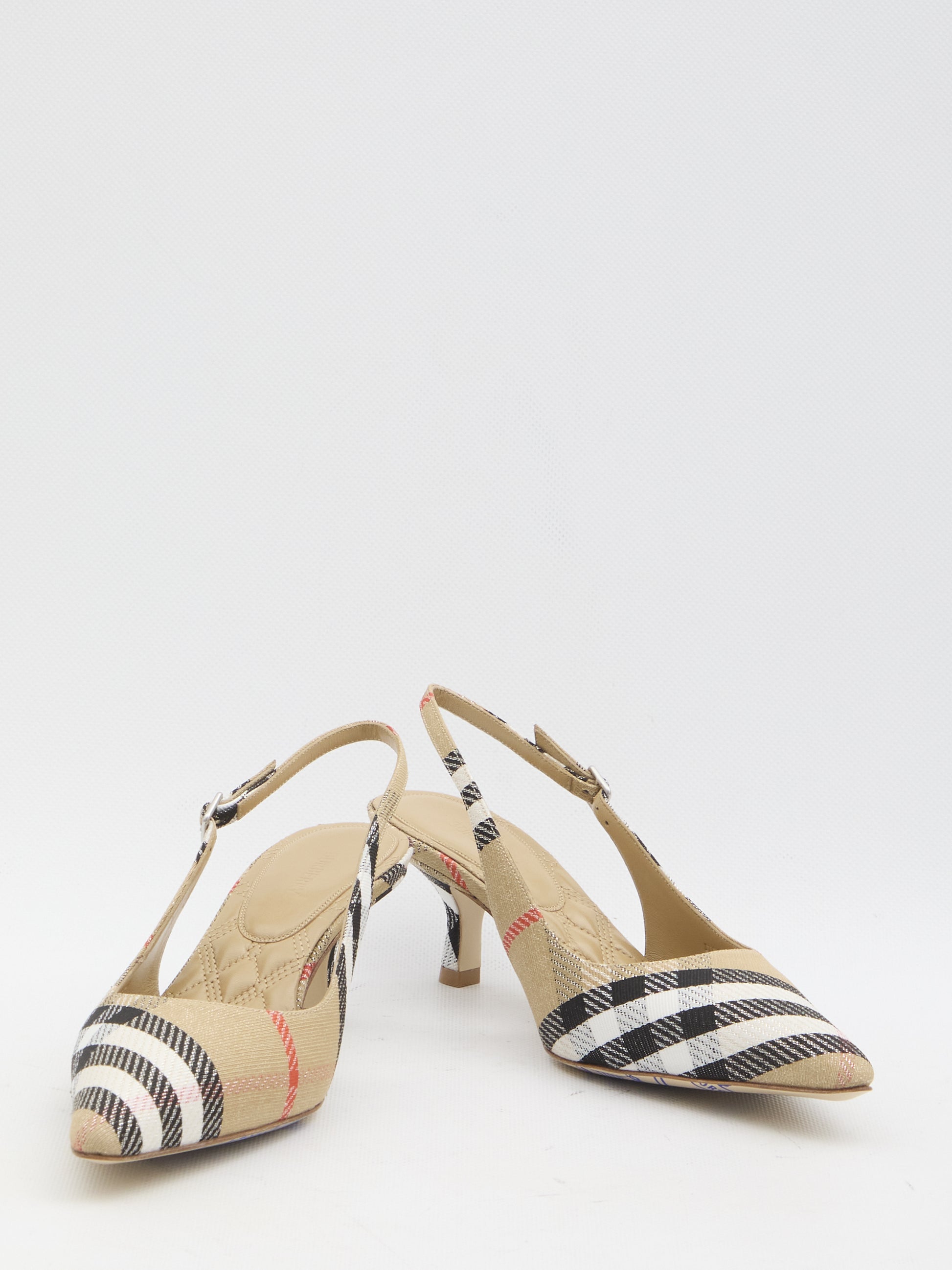 Birdie Check slingback pumps