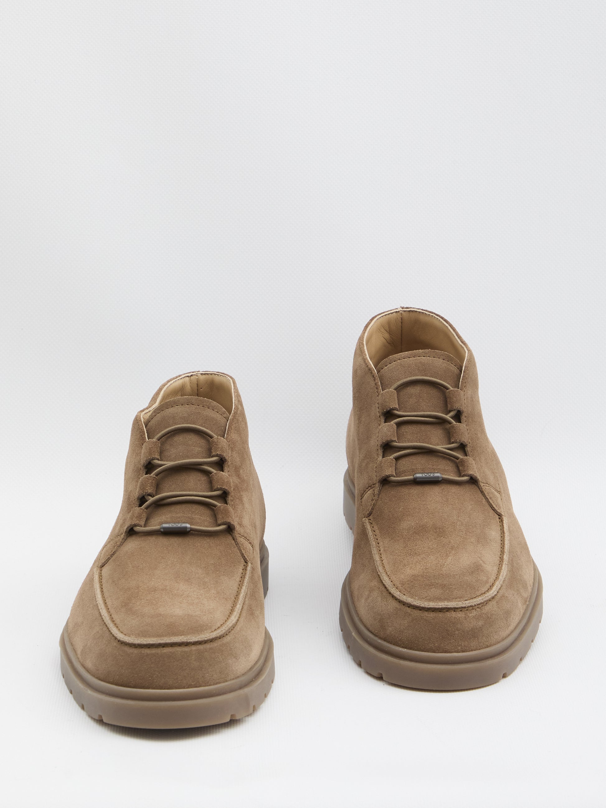 Suede leather ankle boots