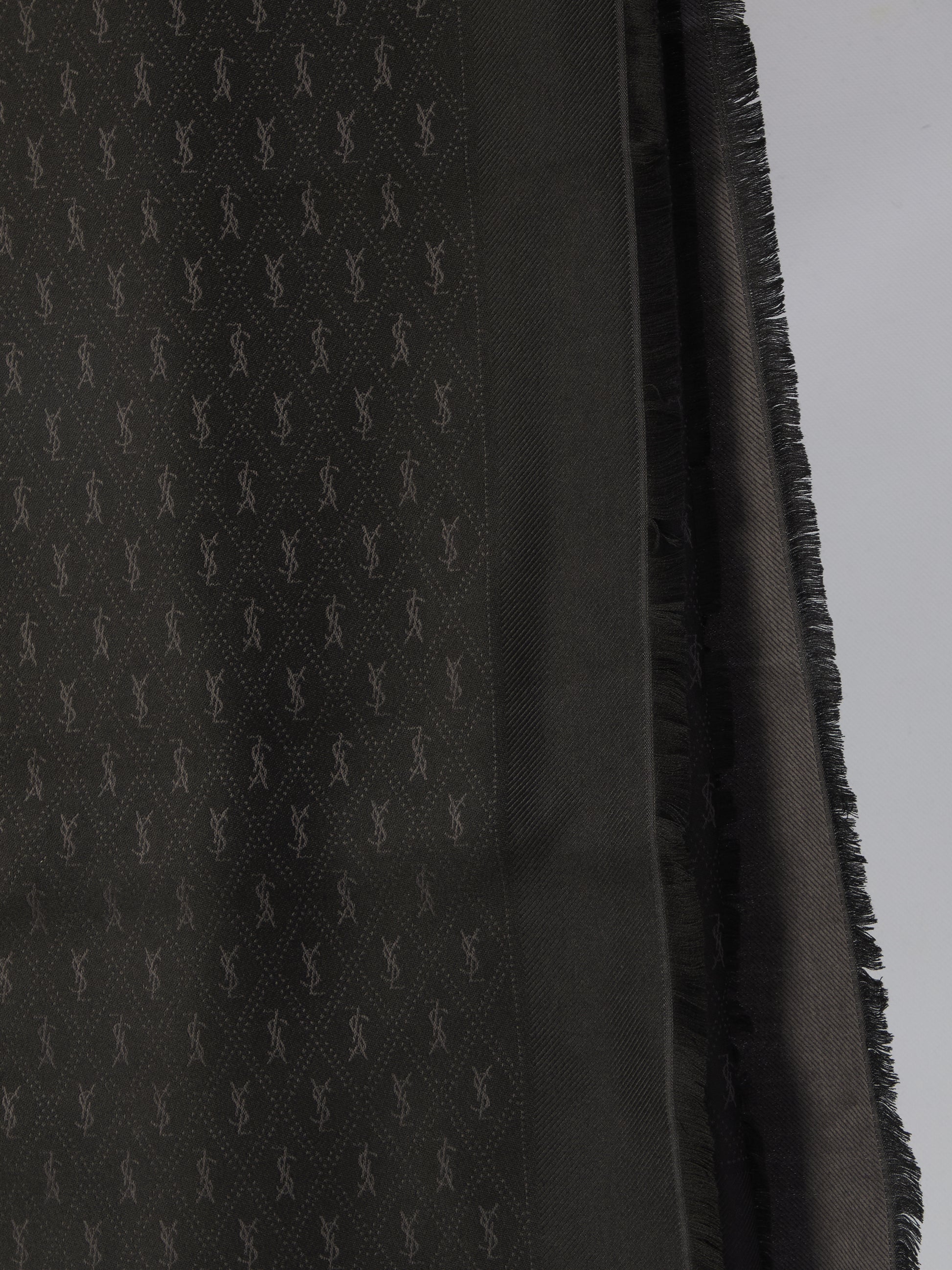 Large scarf with YSL monogram