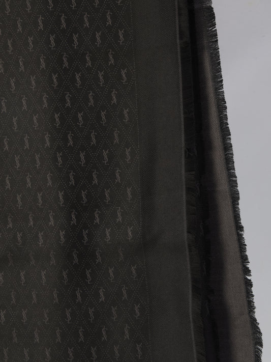 Large scarf with YSL monogram