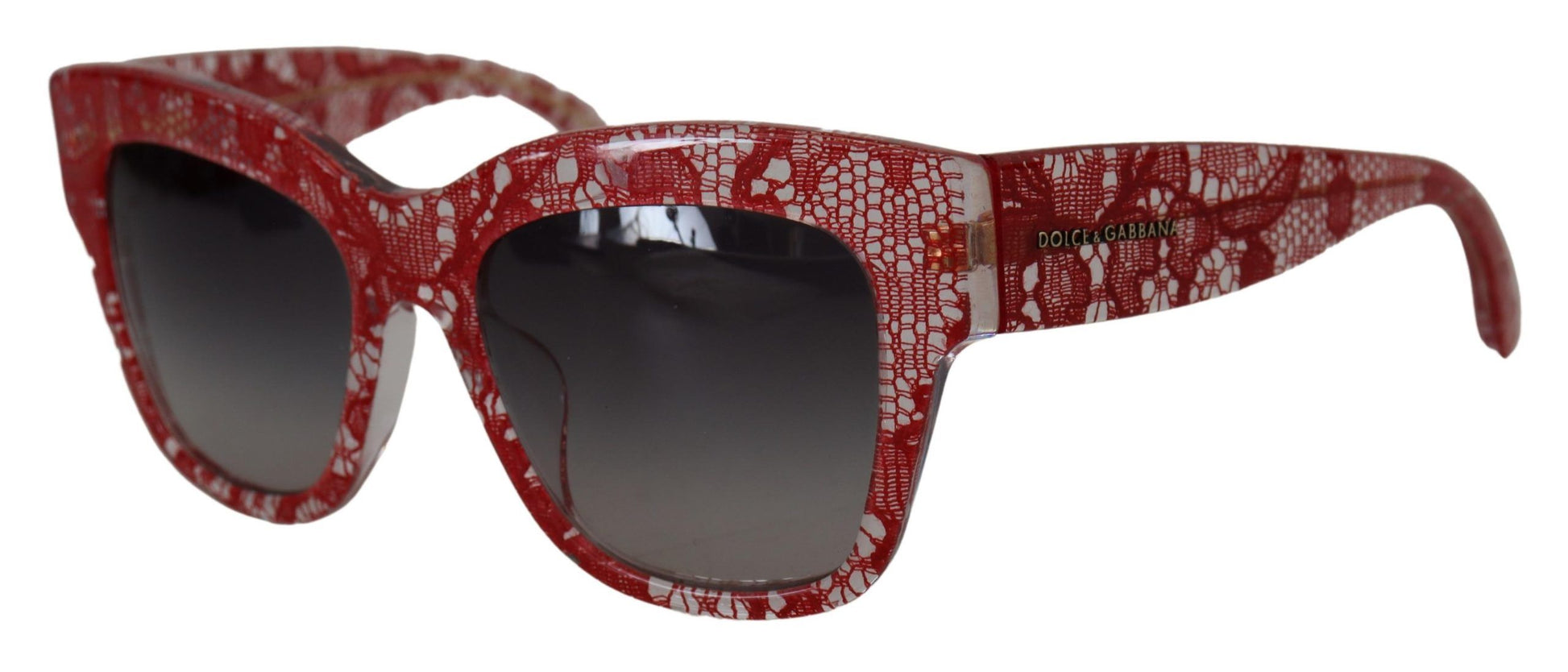 Dolce & Gabbana Sicilian Lace Accented Designer Sunglasses - Qutton