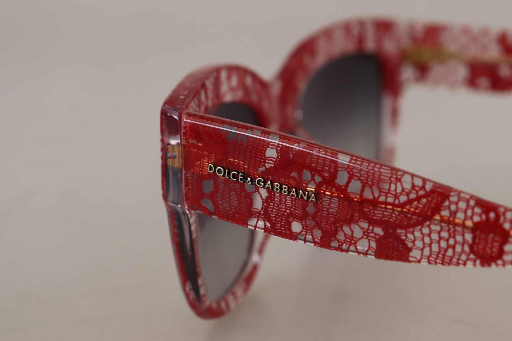 Dolce & Gabbana Sicilian Lace Accented Designer Sunglasses - Qutton