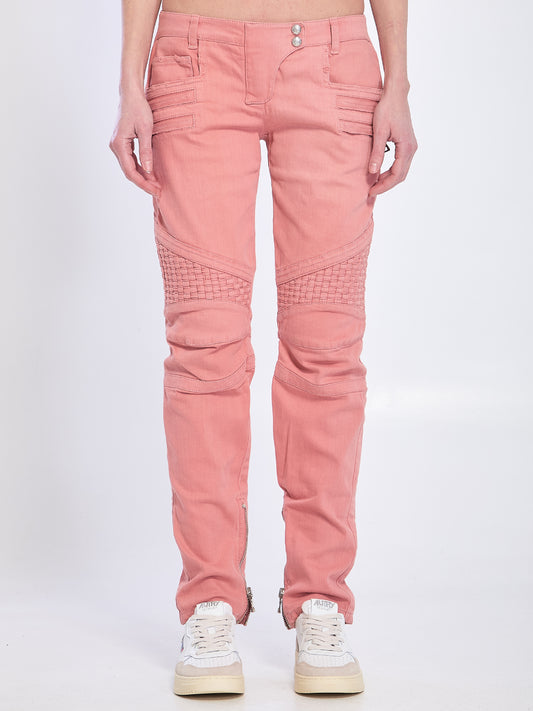 Pink jeans
