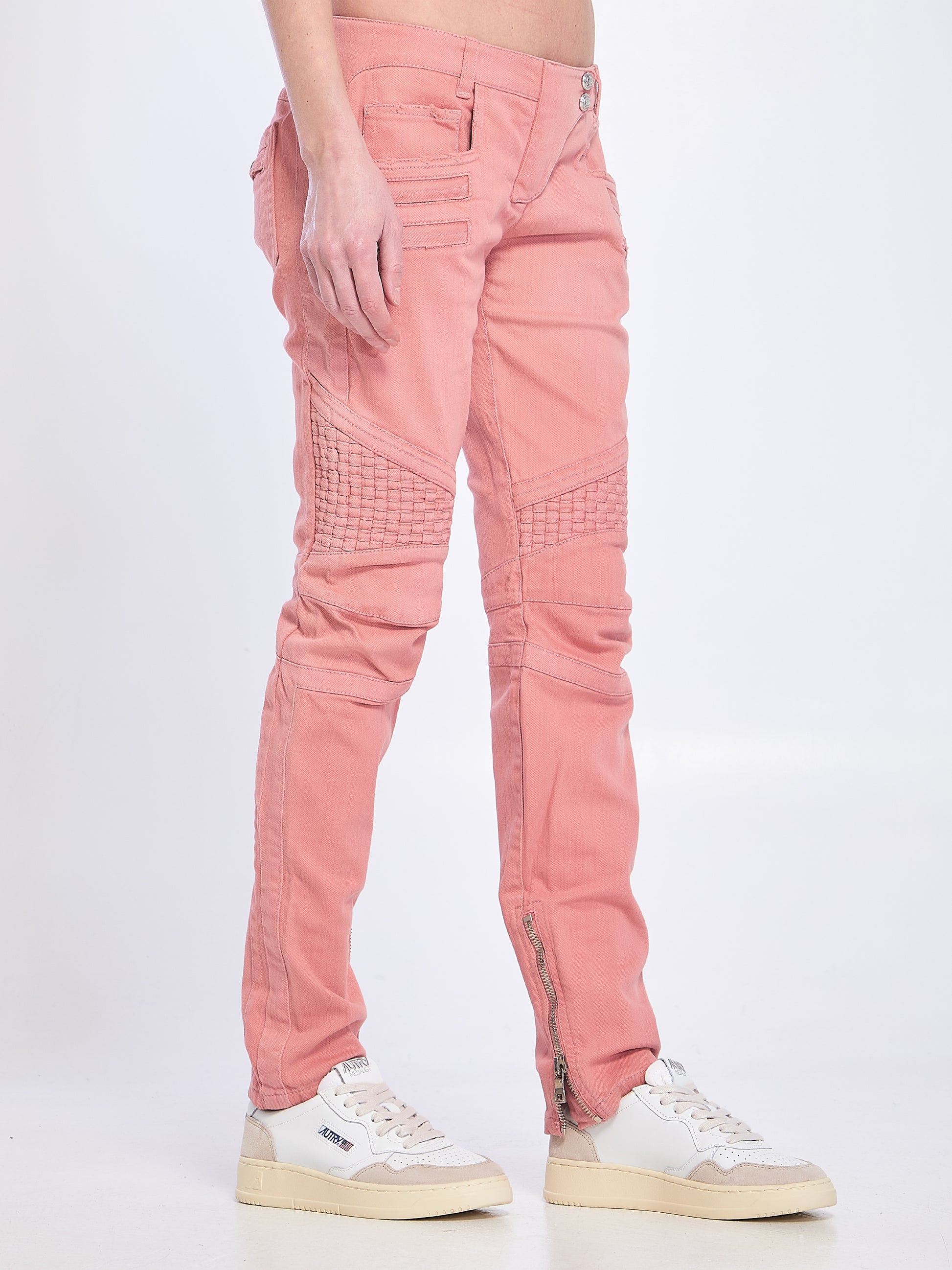 Pink jeans