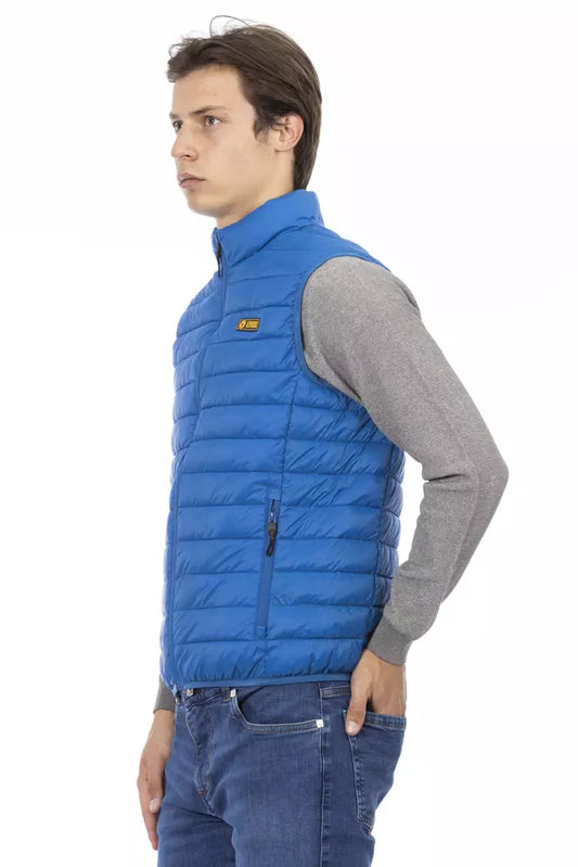 Ciesse Outdoor Blue Polyester Men's Sleeveless Jacket