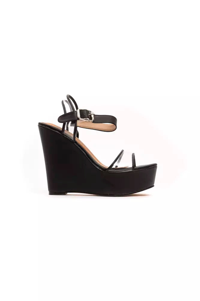 Péché Originel Black Polyethylene Women Sandal