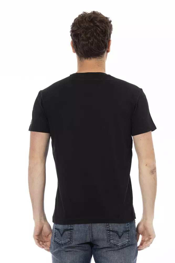 Trussardi Action Black Cotton Men's T-Shirt