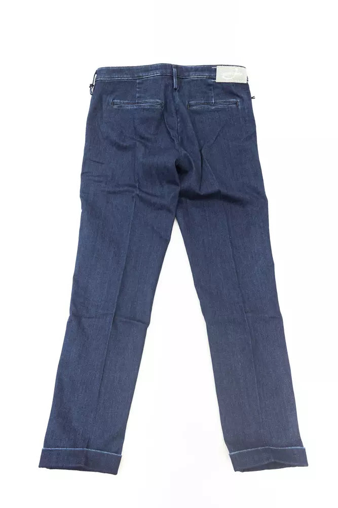 Jacob Cohen Blue Cotton Women Jeans - Qutton
