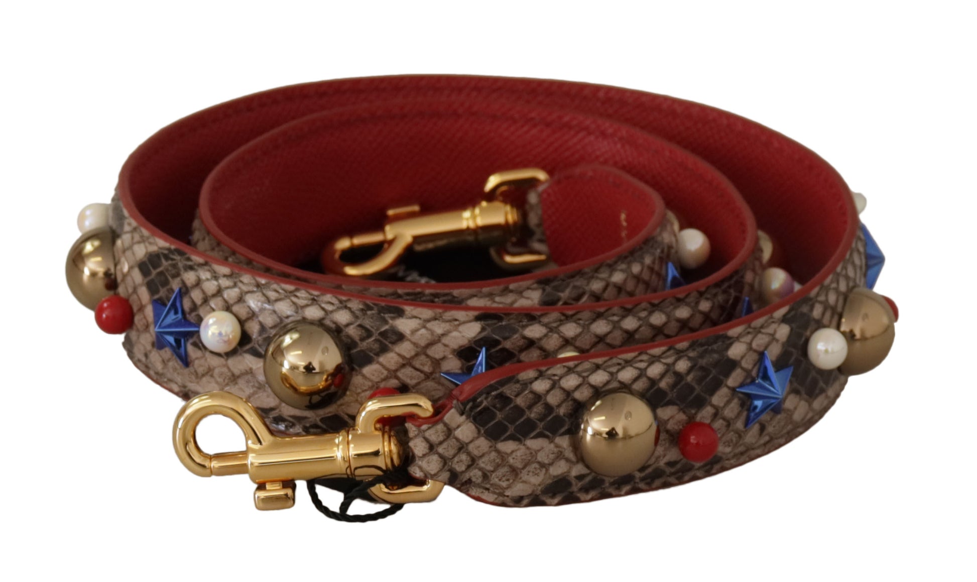 Dolce & Gabbana Elegant Python Leather Shoulder Strap - Qutton