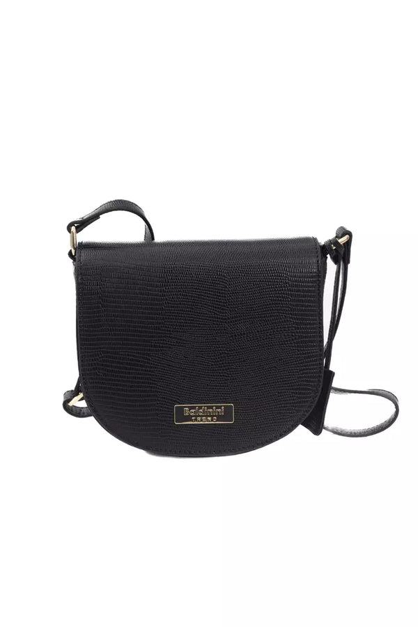 Baldinini Trend Black Polyurethane Women Crossbody Bag