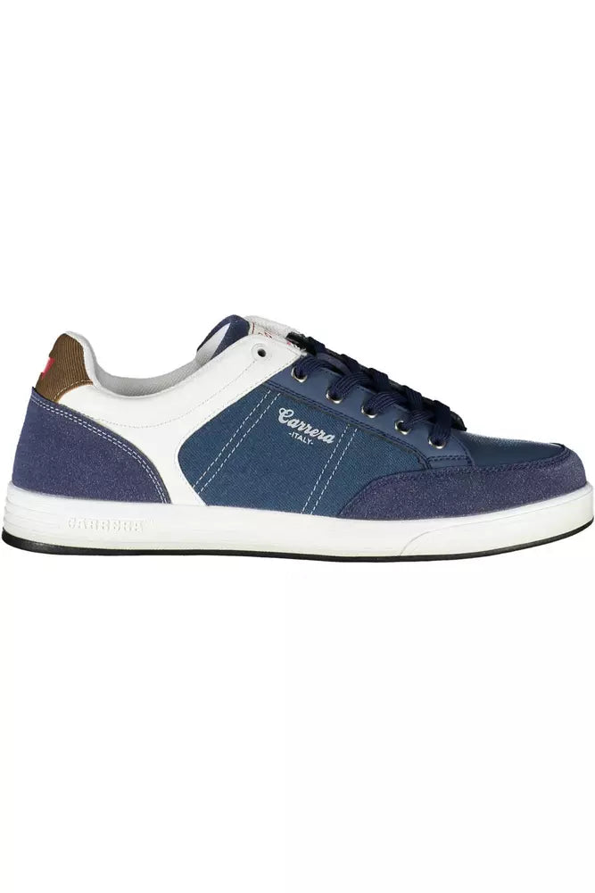 Carrera Blue Eco Leather Men Sneaker