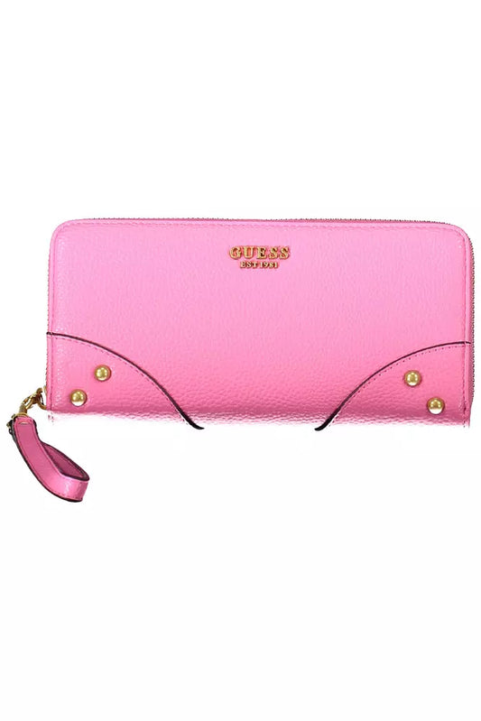 Guess Jeans Pink Polyethylene Women Wallet