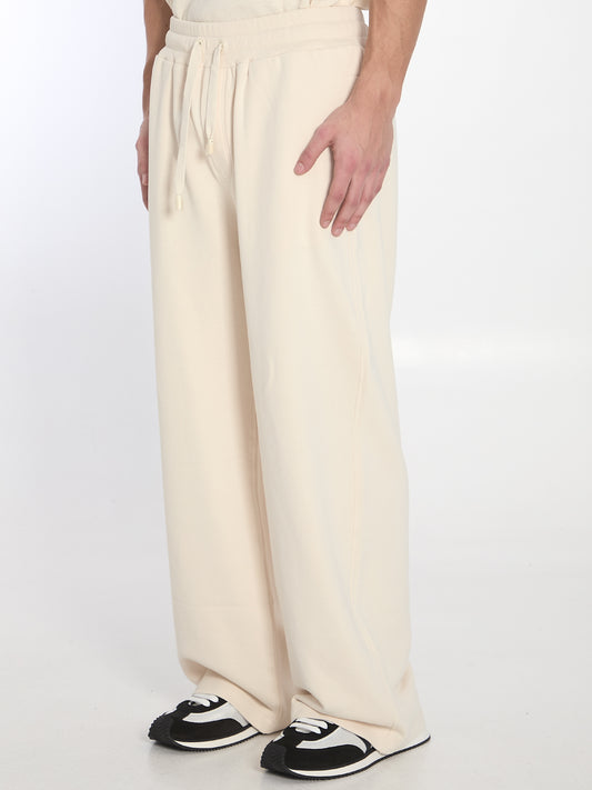 Jogging trousers with embroidery