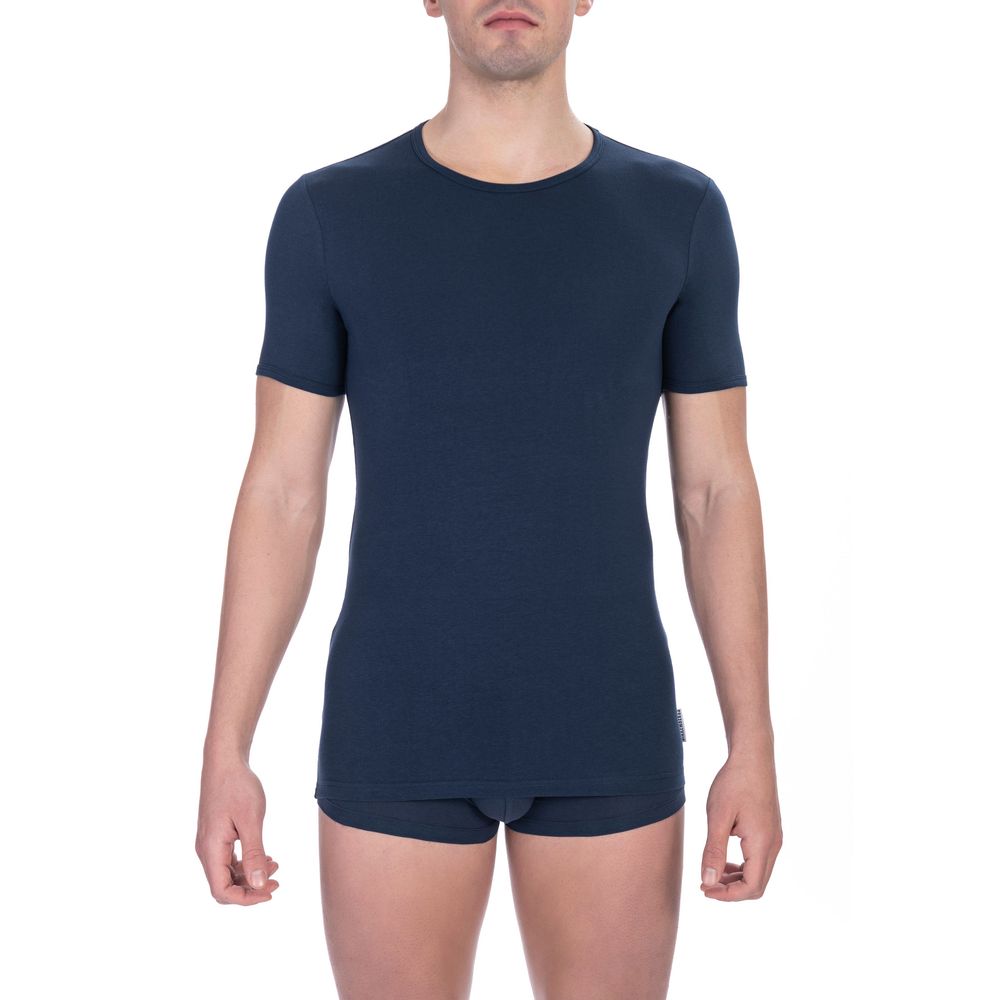 Bikkembergs Blue Cotton Men's T-Shirt
