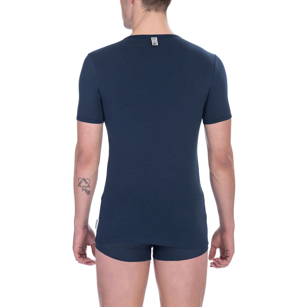 Bikkembergs Blue Cotton Men's T-Shirt