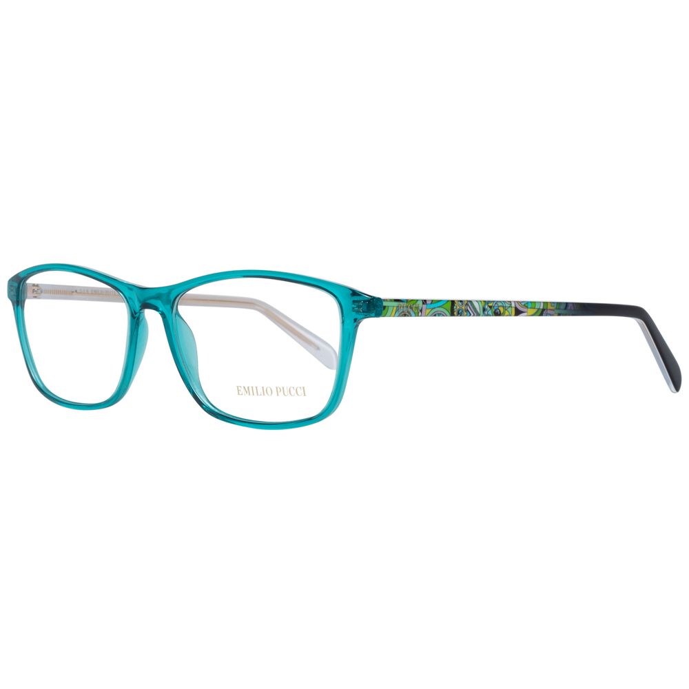 Emilio Pucci Vibrant Green Full-Rim Designer Eyewear