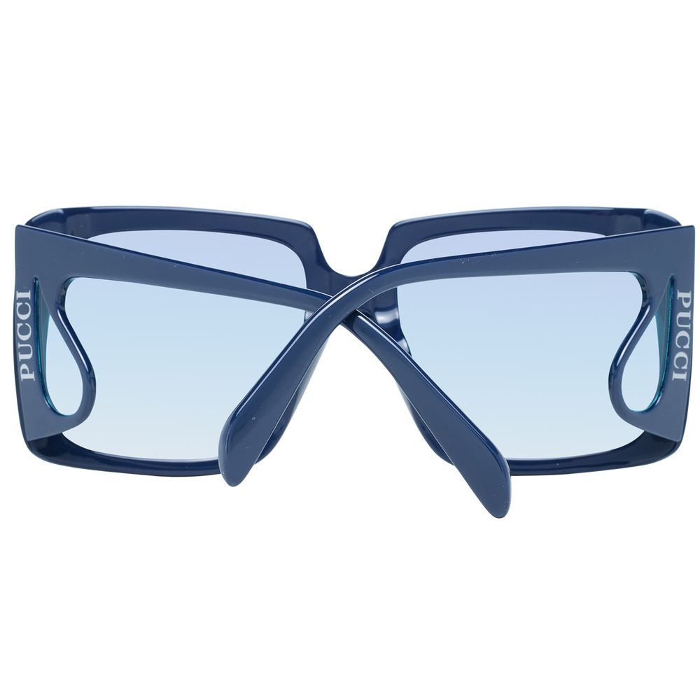 Emilio Pucci Blue Plastic Sunglasses