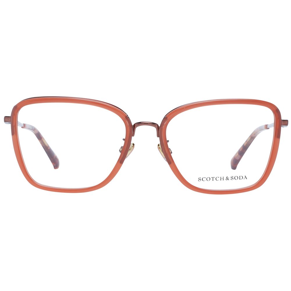Scotch & Soda Red Metal & Plastic Glasses (Frames) - Qutton